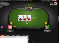 Iron Poker table